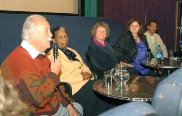 From Left - Adv. George Bizos, Getrude Shope, IIse Wilson, Sharon